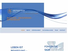 Tablet Screenshot of cso-praxis.ch